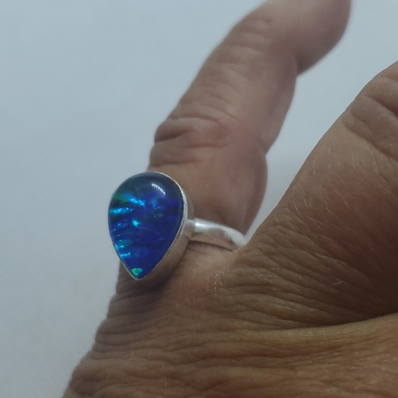 Nwot!! Triplet Opal ring 925 sterling ring - Picture 3 of 5
